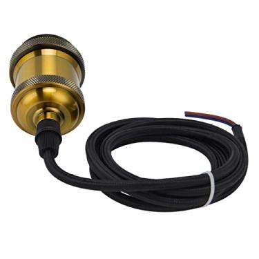 Imagem de Luqeeg Kit de Luz Pendente Dourada de Design Requintado Com Kit de Soquete de Lâmpada para Luminárias DIY Em Hotéis e karaokê