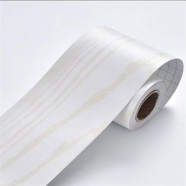 Imagem de Faixa autoadesiva de borda de parede de 10 metros à prova d'água para decoração de borda de parede, painéis de parede de PVC destacam e colam a borda do teto moldura da porta da cintura decoração de