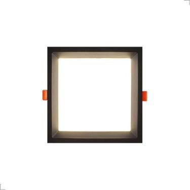 Imagem de Painel Plafon Embutir Quadrado Recuado Led 12W Bivolt Opus