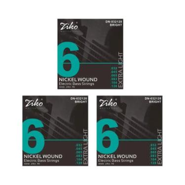 Imagem de Conjunto De Cordas Para Baixo Elétrico 4/5/6 Cordas Em Aço Carbono Lig