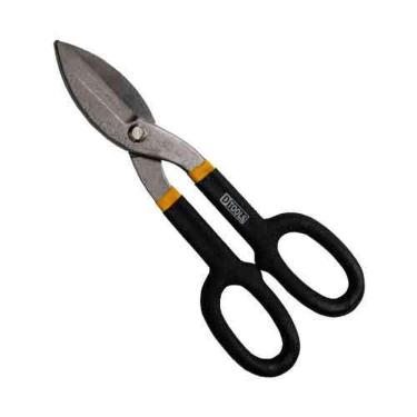 Imagem de Tesoura Funileiro 10'' Em Aço Cromo Vanádio Com Cabo Emborrachado - Dtools