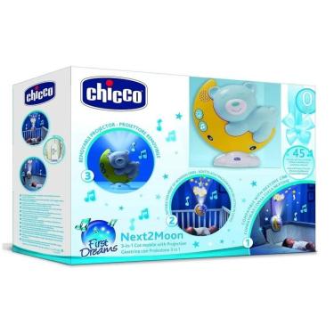 Imagem de Móbile Projetor Musical Next2moon 3 Em 1 Azul Chicco