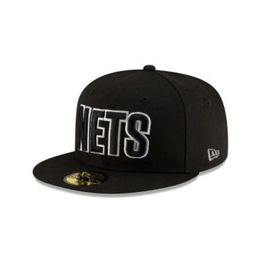 Imagem de BONE NEW ERA 59FIFTY BROOKLYN NETS NBA PRETO-Masculino