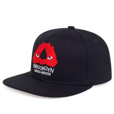 Imagem de Boné de beisebol Brooklyn Anime Trucker para homens e mulheres - yiwei