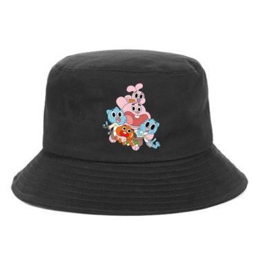 Imagem de Bucket Hat Amazing Worlds of Gumballs Anime Sun UV Protection - Yiweis