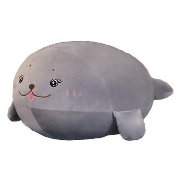 Imagem de Boneca de brinquedo de pelúcia Grey Sea Lion 40cm para crianças - yiwe