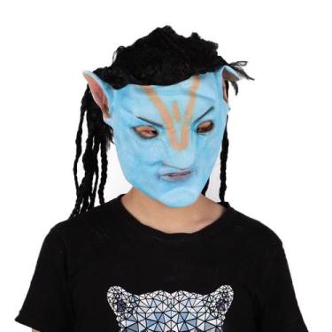 Imagem de Máscara de látex para carnaval de Halloween, fantasia, adereços de fes