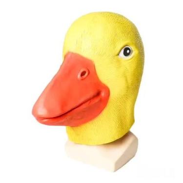 Imagem de Máscara de cosplay, capa suspensa de látex de pato amarelo - yiweisai