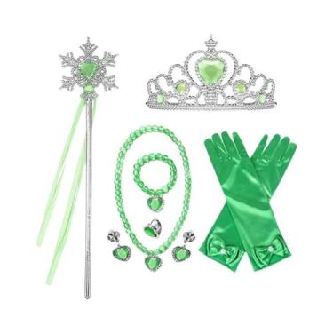 Imagem de Vestido De Princesa Elsa Anna Frozen Para Meninas, Fantasia Infantil P