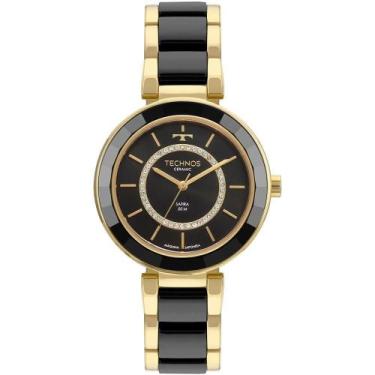 Imagem de Relógio Technos Feminino Ceramic-saphire Dourado - 2036mkp-4p 2036mkp-
