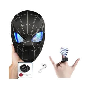 Imagem de Máscara De Cosplay Do Miles Morales Spiderman Com Controle Remoto, Pre