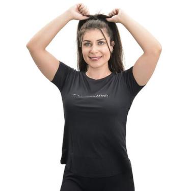 Imagem de T-Shirt Poliamida Básica Feminina Lupo, XG, Preto