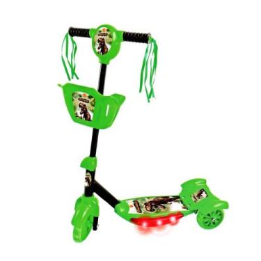 Imagem de Patinete musical com cesta dinossauro - dm toys