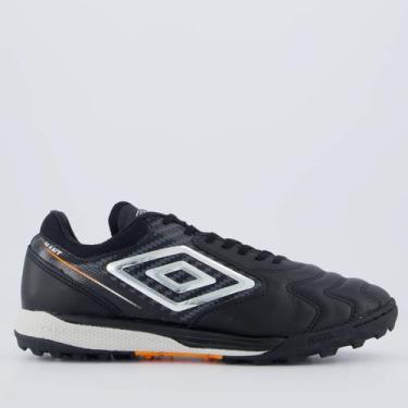 Imagem de Chuteira Umbro Adamant Master Class Pro Bump Society Preta, 38