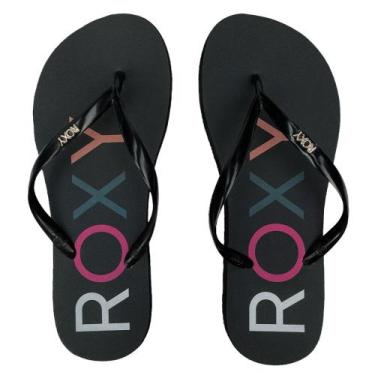 Imagem de Chinelo Feminino Roxy Vista Preto, 33/34, Preto