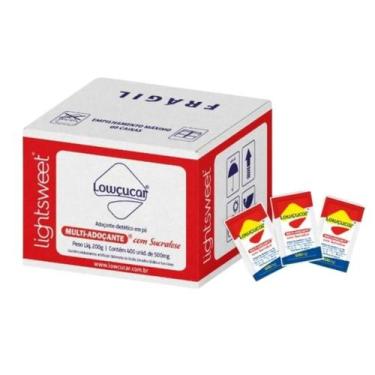 Imagem de Adoçante Lowçucar Sachê Multi Plus Com Sucralose Caixa Com 400 Unidade