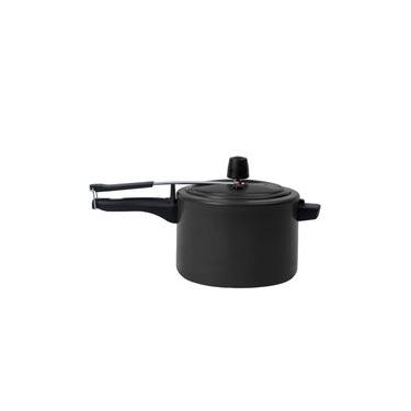 Imagem de Panela de Pressão Brinox Vapt Antiaderente Ceramic Life 4,5 Litros Preto Preto