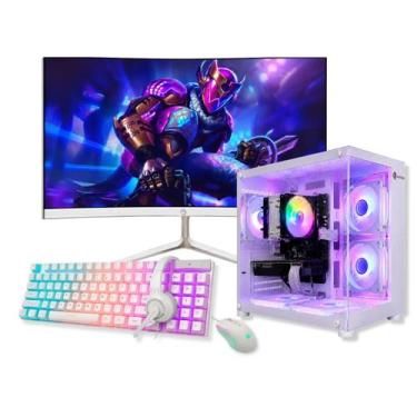 Imagem de Computador Pc Gamer I5 10ª 16gb Ddr4 Ssd 480gb Rtx 3050 Tela 23 Wifi -