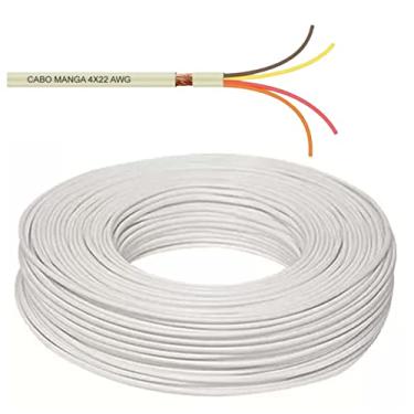 Imagem de Cabo Manga 4 Vias 22 AWG (4x22AWG) para Iluminação de Piscinas LED RGB (Metro)
