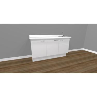 Imagem de Balcão Para Dentistas Triplo Com Pia