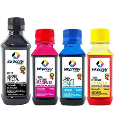 Imagem de Tinta Corante Inkprinter para Hp Série 7000, 8000 (550ml)