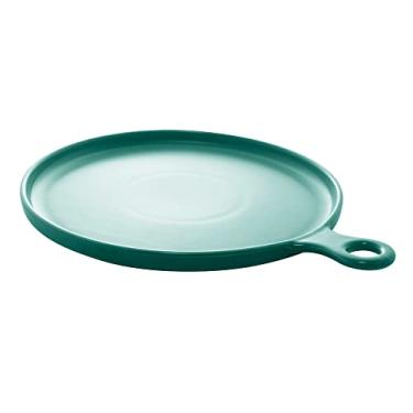 Imagem de PRATO PORCELANA NÓRDICA VERDE ESCURO 32cm