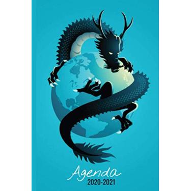 Imagem de Agenda Scolaire 2020 2021: Dragon | Agenda semainier, Format A5 | Pour les étudiants, professionnels et particuliers | Calendrier, liste de contacts, ... pages | Septembre 2020 à Septembre 2021 |