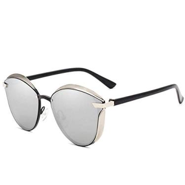 Imagem de Óculos de Sol Feminino Redondo Cat Eyes Lentes Gradiente Polarizadas Design Elegante Banned 1976 (C4)