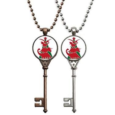 Imagem de OFFbb-USA Festival Celebrates Layering Trees Chaveiro Colar Pingente Joias Decoração de Casal