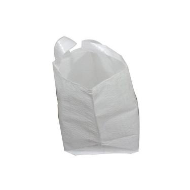 Imagem de Sacola de ráfia laminada 60x50cm branca pacote com 50