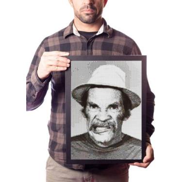 Imagem de Quadro Seu Madruga Chaves Dom Ramon Valdes Mosaico Arte - Fanarte