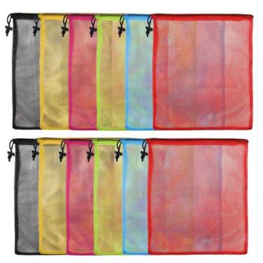 Imagem de Bolsa de Malha iMucci - Kit com 12 Peças - 33x40cm