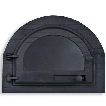 Imagem de Porta Forno Ferro Igloo Com Vidro Libaneza 26,5X36,5Cm