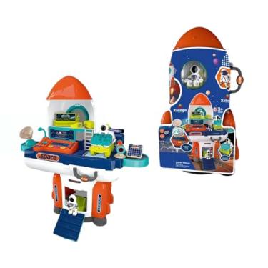 Imagem de Playset Espacial Com Foguete Astronauta Veículo Luz E Som
