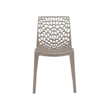 Imagem de Cadeira Coral Gruvyer Jantar Cozinha Gourmet Cinza Nude (1, Cinza, Único)