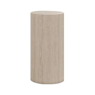 Imagem de Pedestal de cilindro redondo - Base de exibição empilhável para esculturas e sobremesas, pilares de decoração de eventos de 40 x 80 cm para casamentos e festas