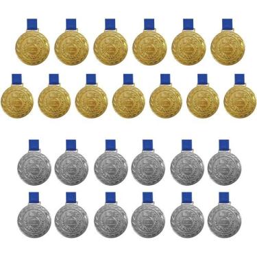 Imagem de Kit C/13 Medalhas de Ouro + 12 Medalhas de Prata M43 Crespar