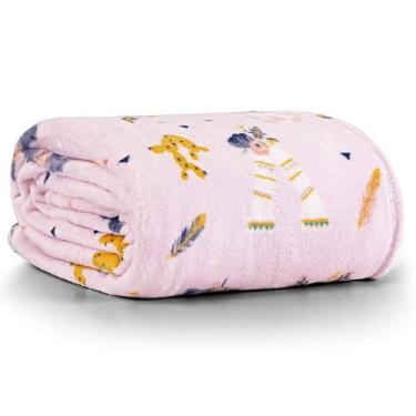 Imagem de Manta Solteiro Infantil Tuti Microfibra Flanel 1 Peça Raposa - Bia Enx