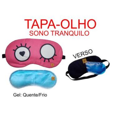 Imagem de Máscara Tapa Olho Com Gel Para Dormir Viagem Relaxante - Bagu Fashion,
