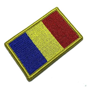 Imagem de BPROV001 Bandeira Romênia Patch Bordado Fecho Contato