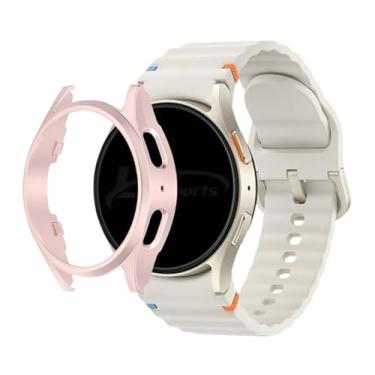 Imagem de Capa Protetora PC Bumper Case LTimports, compativel com Galaxy Watch 7 40mm Sm-L300 Bt e Sm-L305 Lte (LT-Rose Pink)