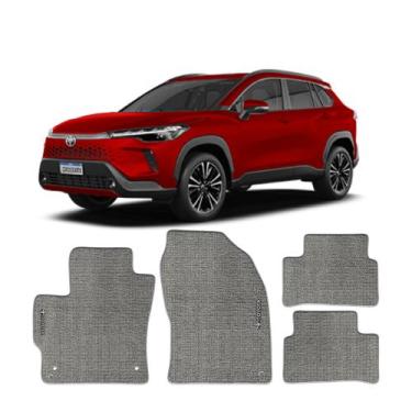 Imagem de Jogo de Tapete Corolla Cross 2020 A 2024 em Carpete de Luxo - Tapecar,