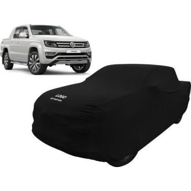 Imagem de Capa de Tecido Para Camionete Volkswagen Amarok - Mz, Preta