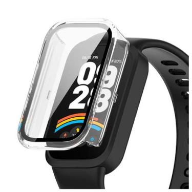 Imagem de Capa bumper 360 para Mi Band 9 Active 1,47 - extra proteção - Genérica