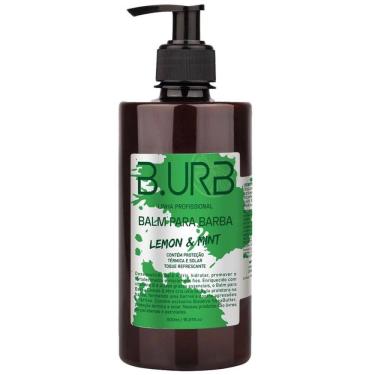 Imagem de Balm Para Barba Lemon & Mint 500mL Profissional com Proteção Solar Barba Urbana B.URB