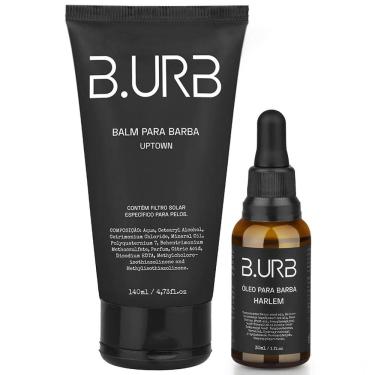 Imagem de Kit Balm Uptown + Óleo Harlem Amadeirado Barba Urbana B.URB