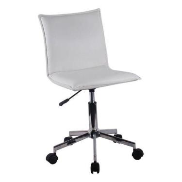 Imagem de Cadeira Escritorio Giratoria Office Off White - Branca - BRAZIL HOME L