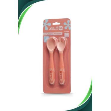 Imagem de Talheres Flexíveis Lilica Ripilica BB Kit Infantil Meninas - Pacific, 