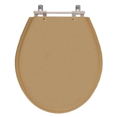 Imagem de Assento Sanitário Ravena Bege Castor Para Vaso Deca