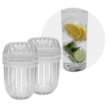 Imagem de Conjunto de insertos de infusor de frutas para garrafas de água de boc